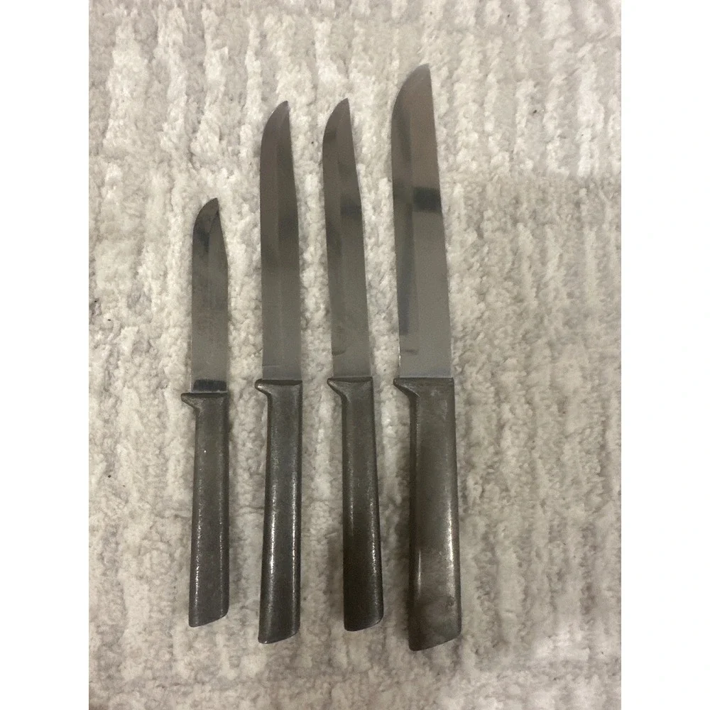 Set of 4 Stainless Steel Table Knives Utensils Kitchen‎ Dining Tools